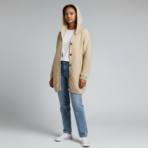 NWOT RUSS Classic Wool Blend Cardigan Sweater